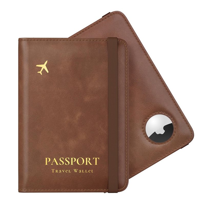 Passport Wallet Rfid - ABRT-Paspoorthouder met RFID-blokkering voor Airtag, slanke