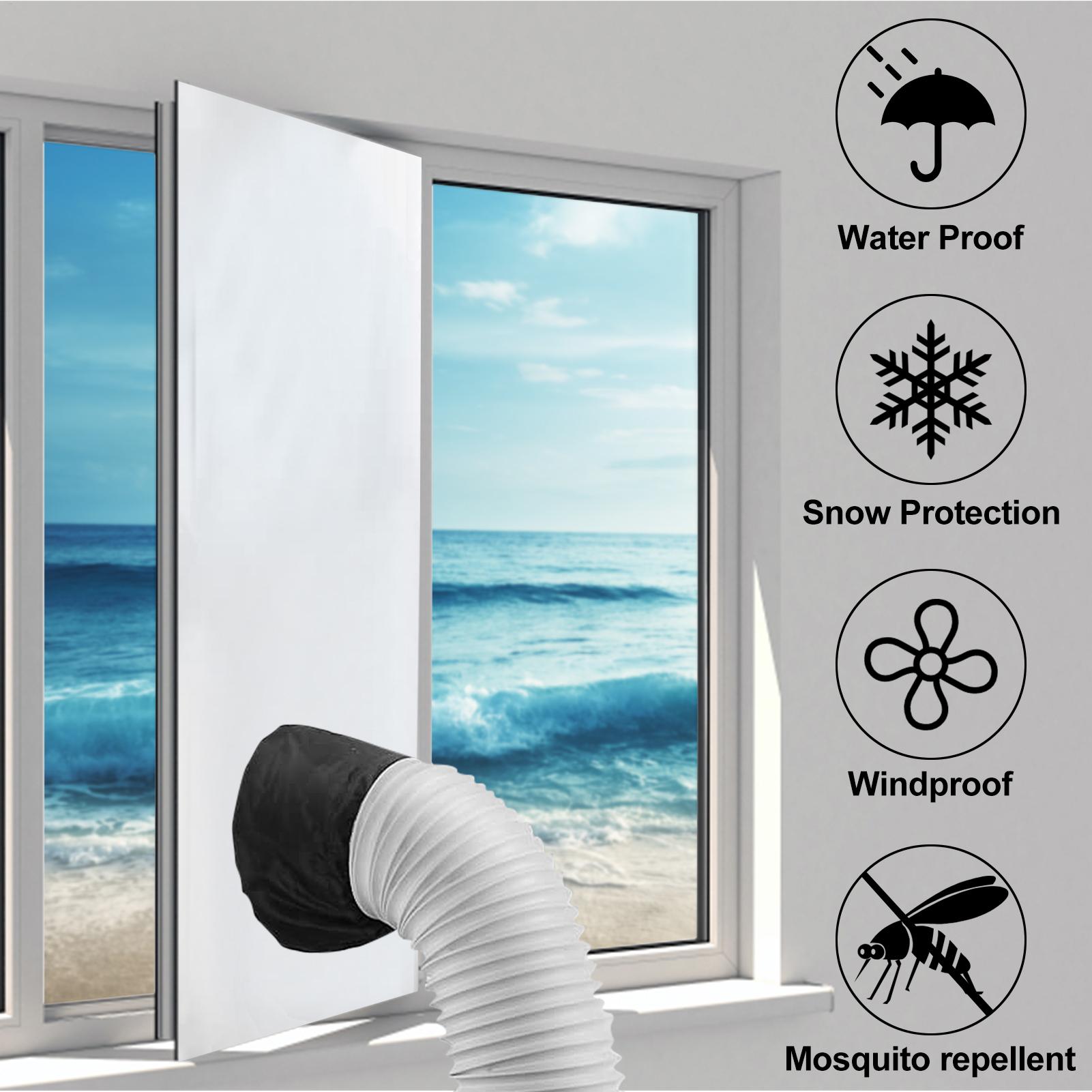 Men Accessories Combo - Airconditioner Raamafdichting Winddicht Waterdicht Draagbare afdichtingsdoek