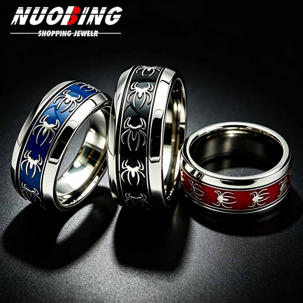 Young Men'S Accessories - Nieuwe Vintage Punk Spider Ring 316L