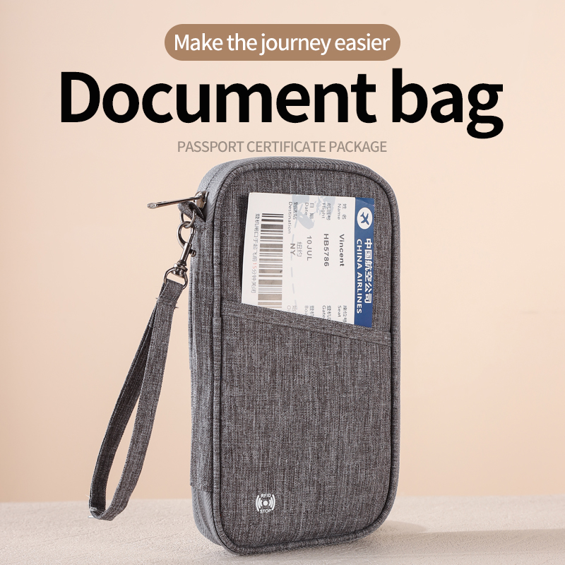 Passport Wallet Rfid - Rfid-blokkerende paspoortportemonnee Paspoorthouder Tas Familie Reisbenodigdheden