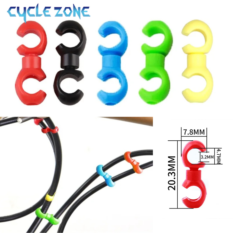Tie Clip Set - 10 stks/set Bike Cross Line Clips