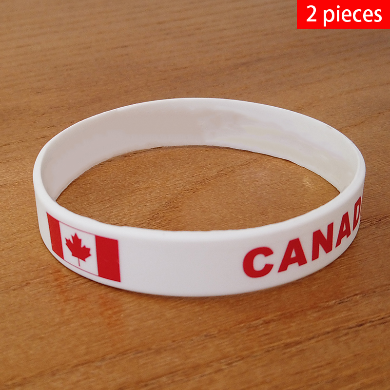Men'S Accessories Canada - 2 Stuks Canada Nationale Vlag Polsbandjes