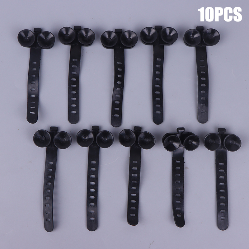 Tie Clip Set - 10 stks/set Aquarium Tie Zuignappen Aquarium