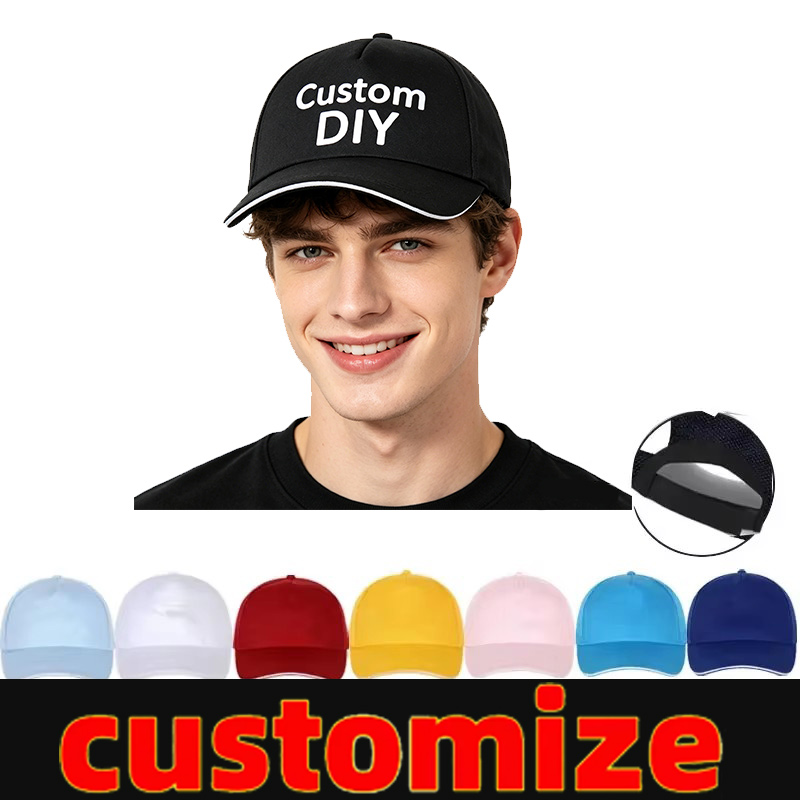 Hat Snapback Cap - Baseballcaps voor aangepaste DIY logo-patronen, caps