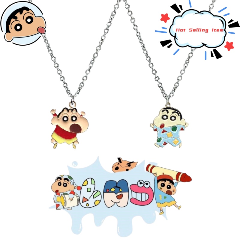 Men Accessories For Birthday Gift - Crayon Shin-chan cartoon ketting in schattige