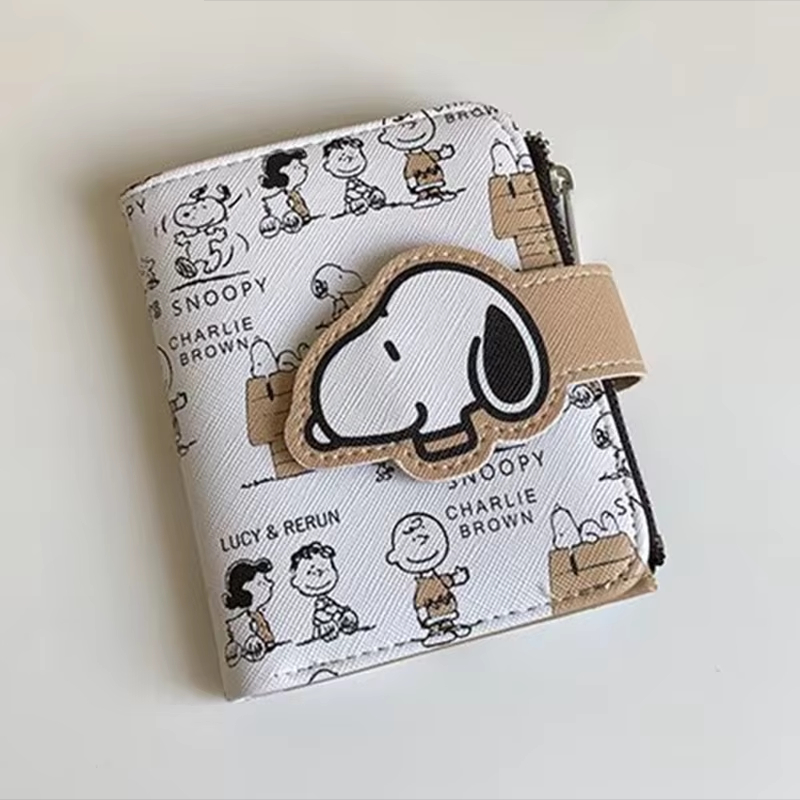 Men Accessories For Birthday Gift - Schattige Snoopy portemonnee anime cartoon korte