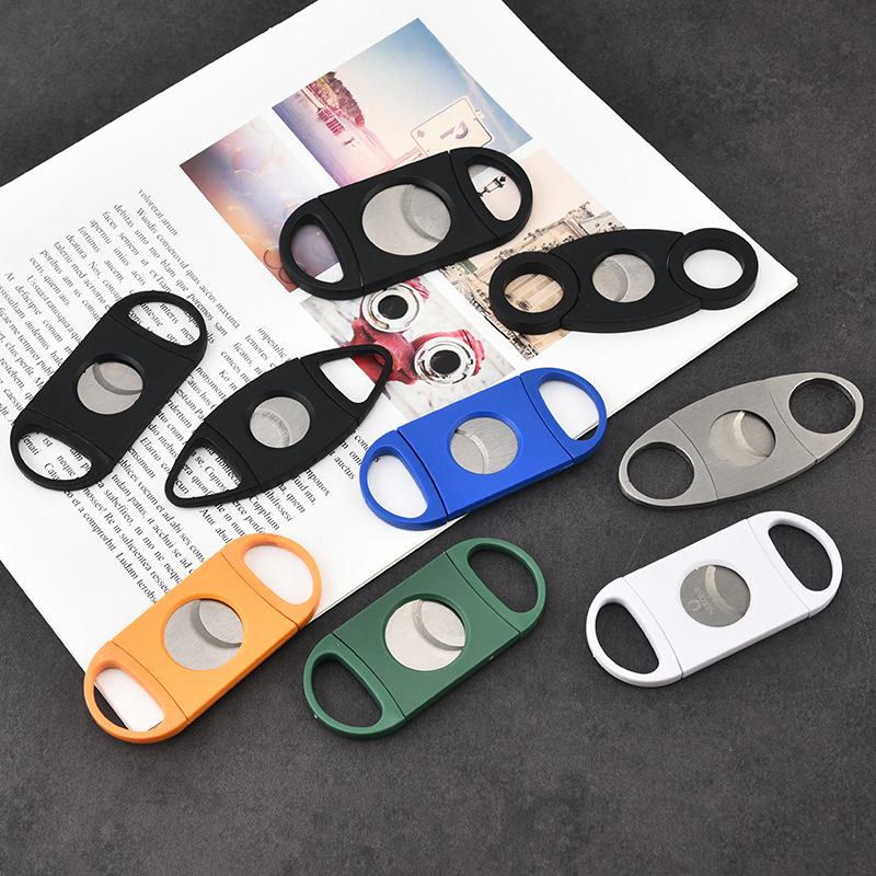 Cigar Cutter Set - Roestvrijstalen Sigarensnijder Pocket Zigarren Dubbele Messen