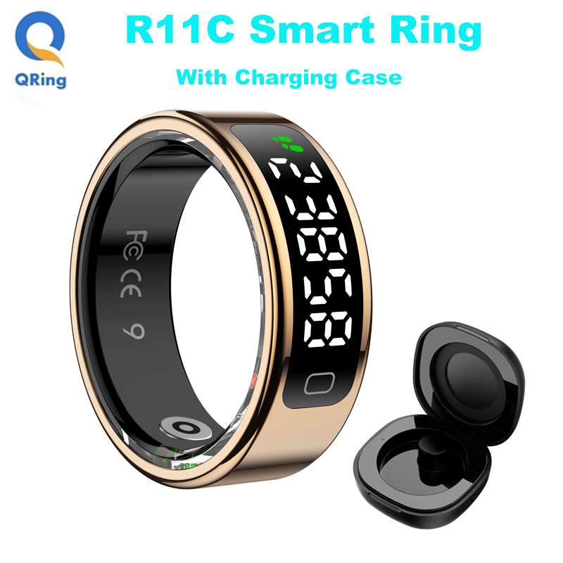 Young Men'S Accessories - AMZMAX R11C Scherm Smart Ring Heren