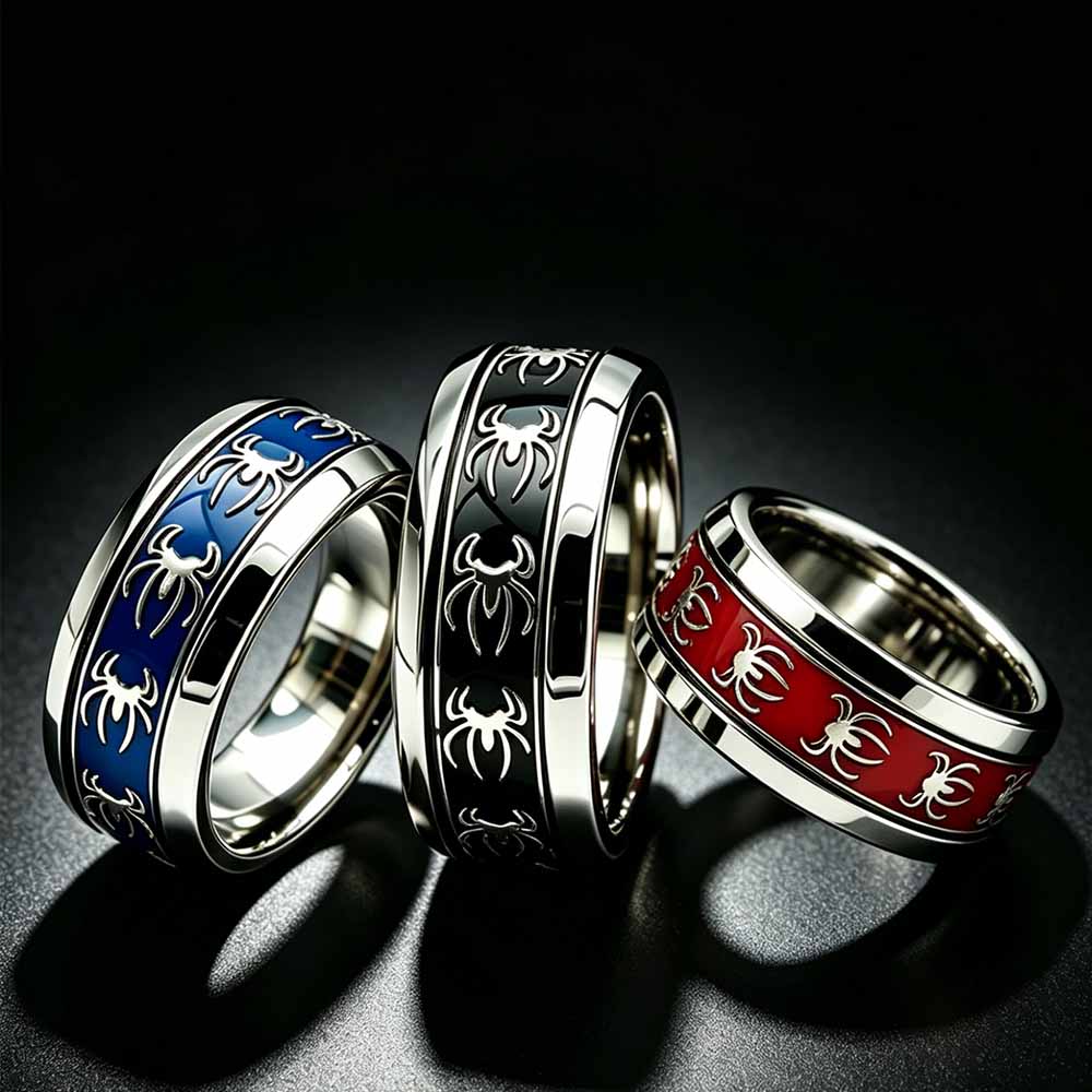 Nieuwe Vintage Punk Spider Rin - Young Men'S Accessories recensie en prijs