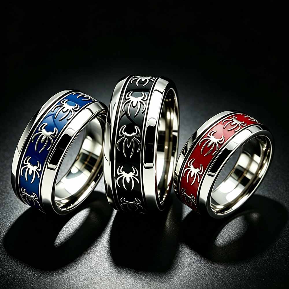 Nieuwe Vintage Punk Spider Rin - Young Men'S Accessories recensie en prijs