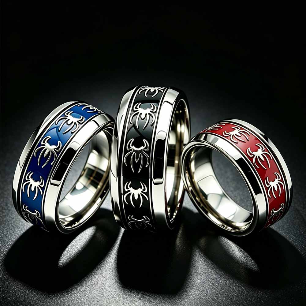 Nieuwe Vintage Punk Spider Rin - Young Men'S Accessories recensie en prijs
