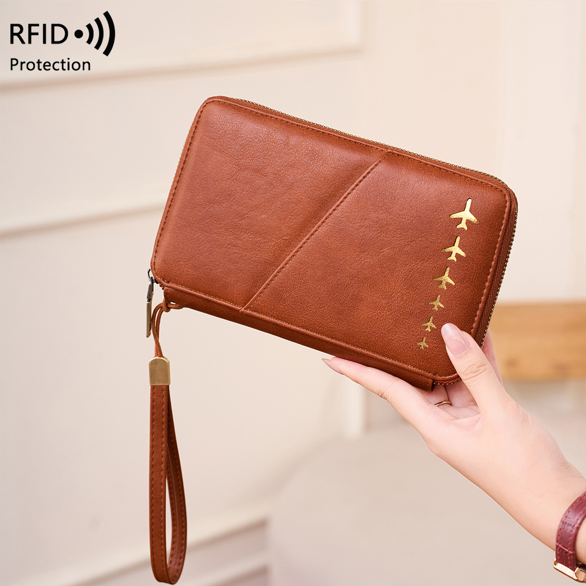 Trendy vliegtuigdesign RFID-bl - Passport Wallet Rfid recensie en prijs