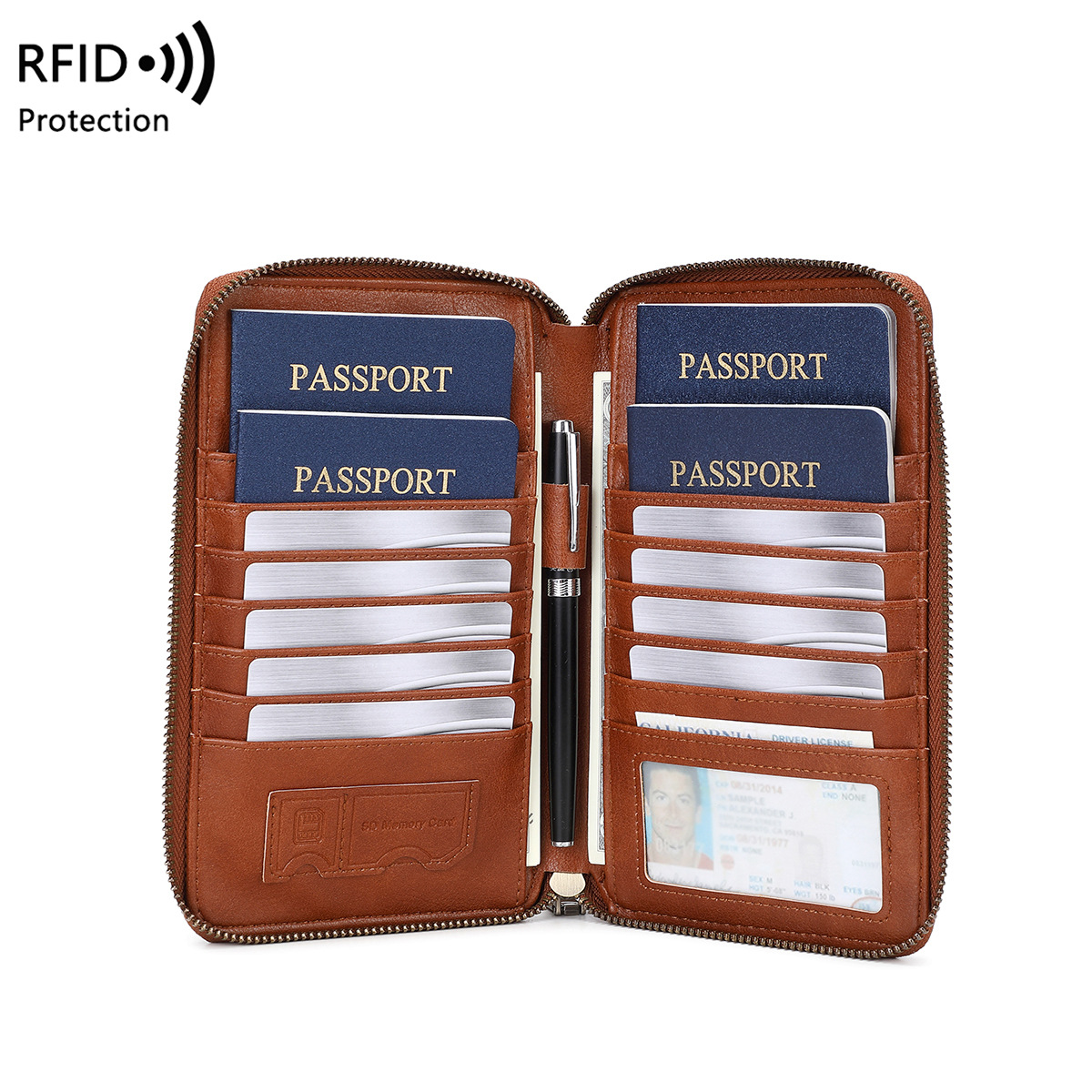 Trendy vliegtuigdesign RFID-bl - Passport Wallet Rfid recensie en prijs