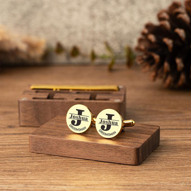 Gepersonaliseerde Bruidsjonker - Tie Clip Set recensie en prijs