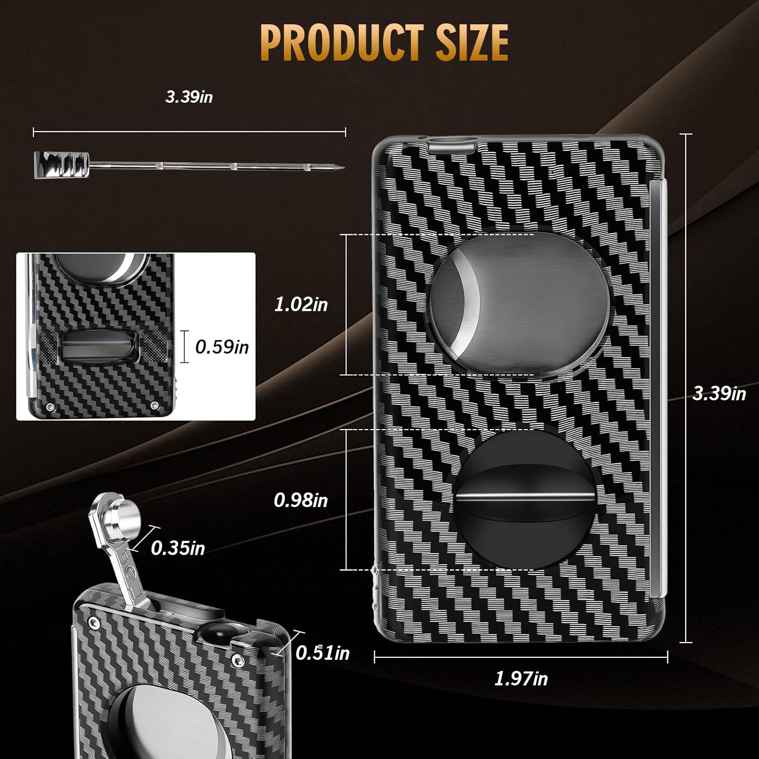 5-in-1 sigarenknipperset, inge - Cigar Cutter Set recensie en prijs