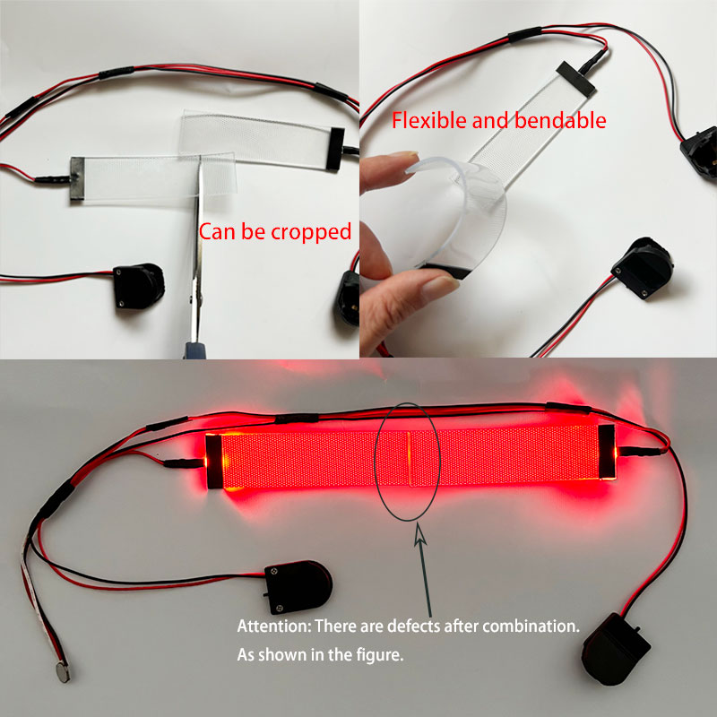 Rode flexibele buigbare DIY LE - Men Accessories Combo recensie en prijs