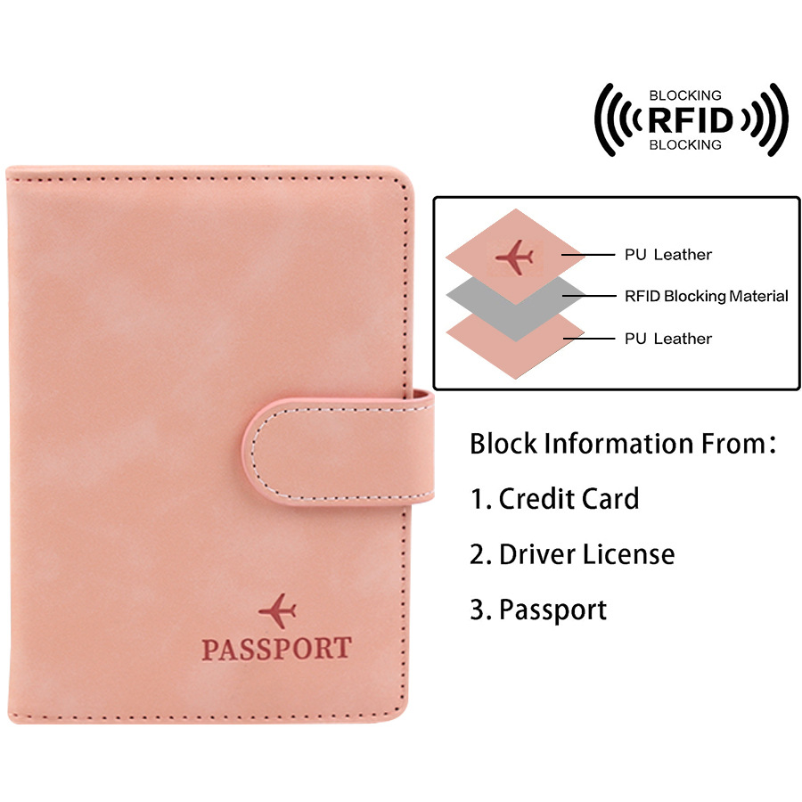 Magnetische knop paspoorthoes  - Passport Wallet Rfid recensie en prijs