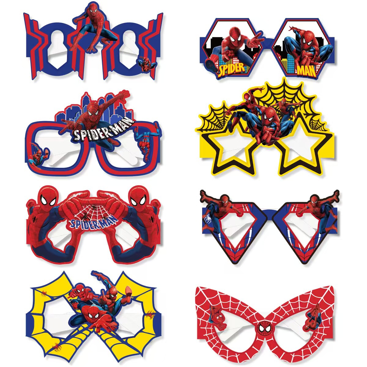 8PCS Spider-Man Papier Milieuv - Men Accessories For Birthday Gift recensie en prijs