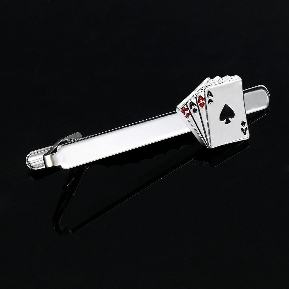 Creatieve pokerkaart dasspeld  - Tie Clip Set recensie en prijs
