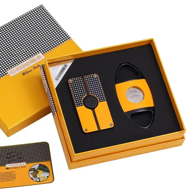 NIEUWE Dubbelbladige Rechte Po - Cigar Cutter Set recensie en prijs