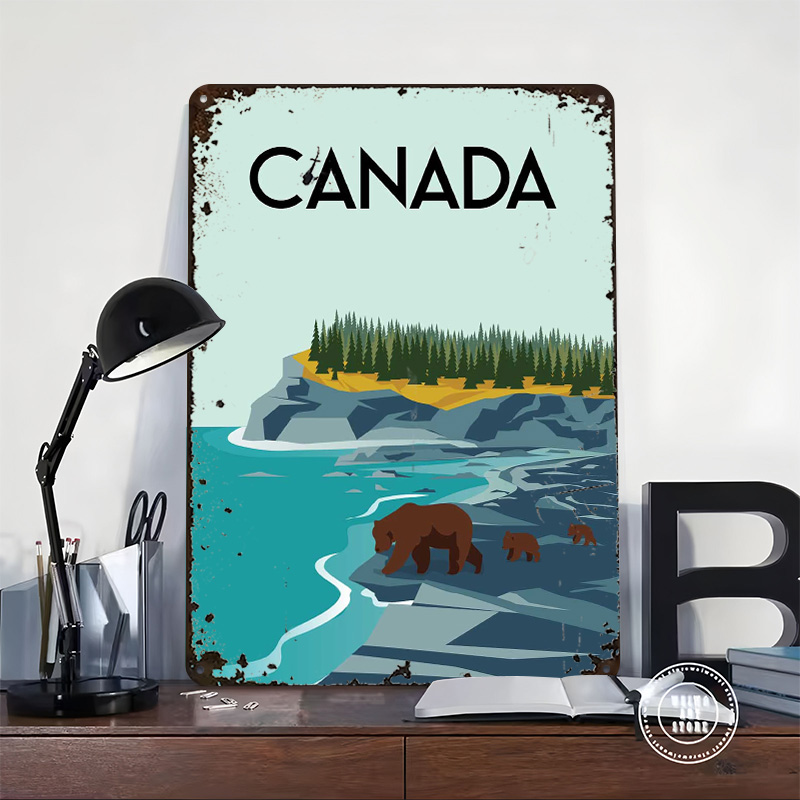 Canada Travel Poster Aangepast - Men'S Accessories Canada recensie en prijs
