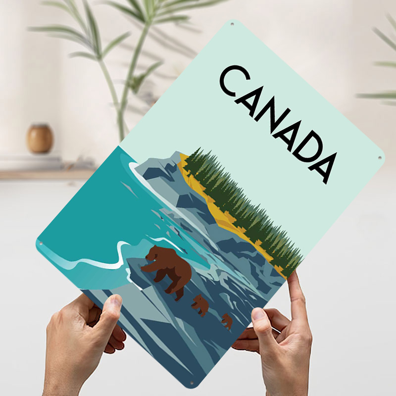 Canada Travel Poster Aangepast - Men'S Accessories Canada recensie en prijs