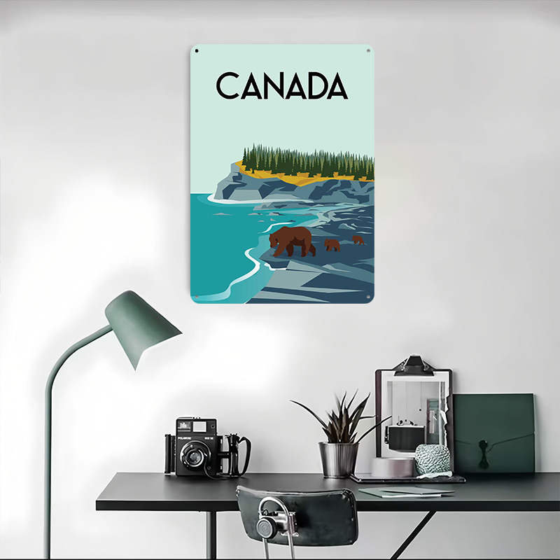 Canada Travel Poster Aangepast - Men'S Accessories Canada recensie en prijs