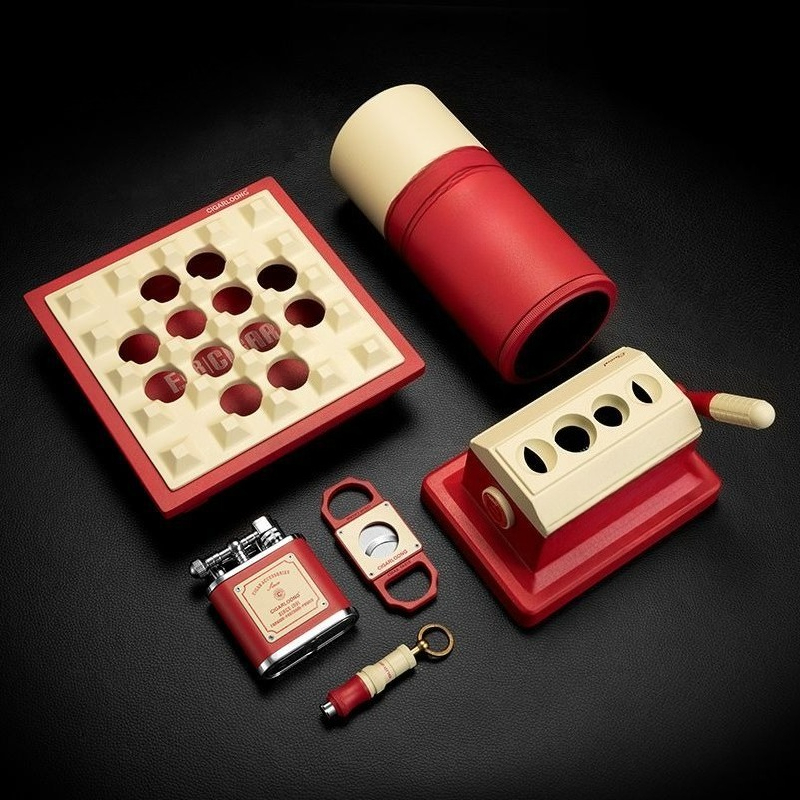 Sigarenenset, sigarenknipper,  - Cigar Cutter Set recensie en prijs