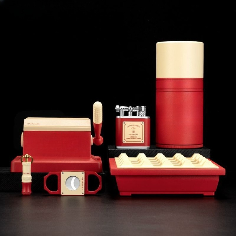 Sigarenenset, sigarenknipper,  - Cigar Cutter Set recensie en prijs