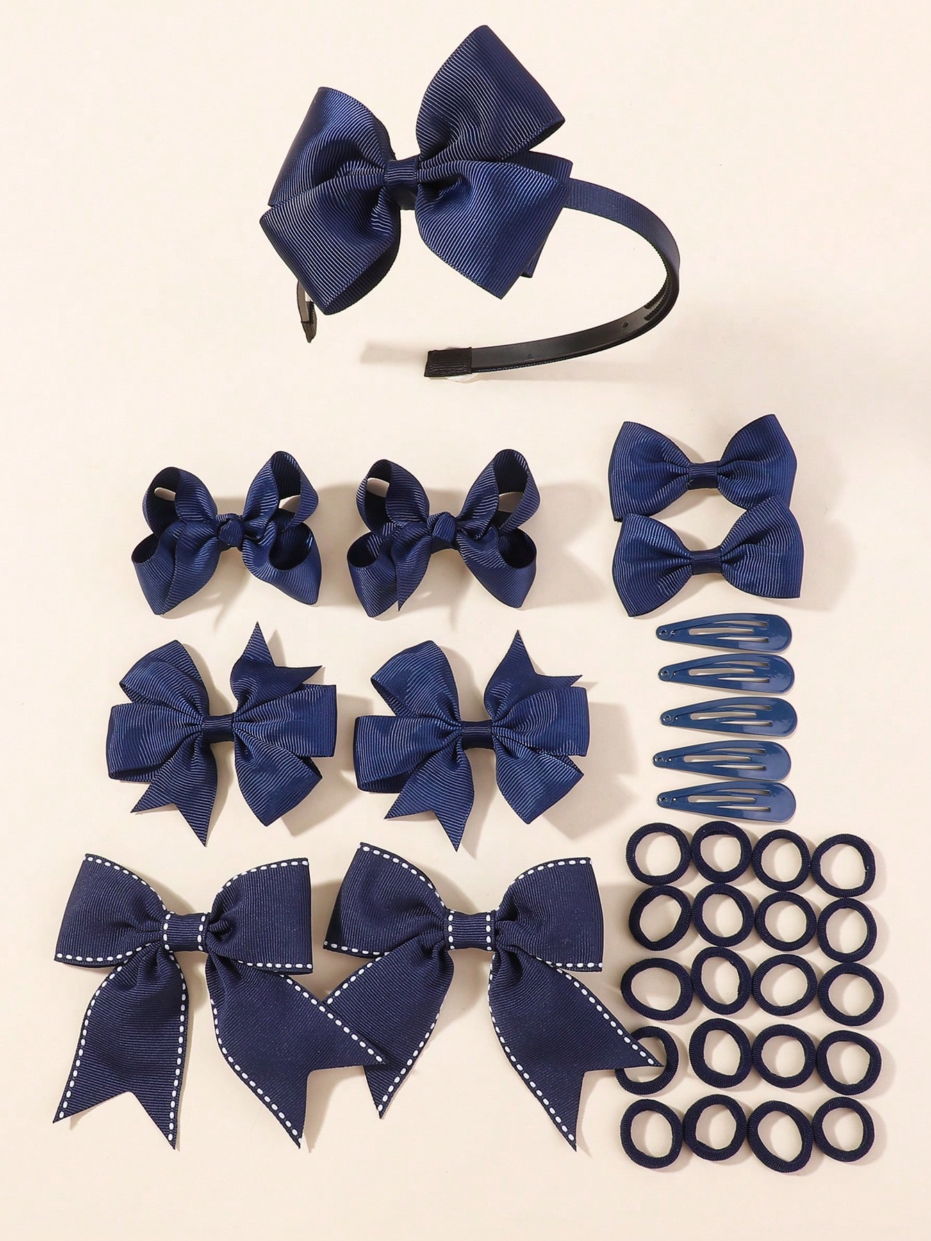 34-delige set marineblauwe haa - Tie Clip Set recensie en prijs
