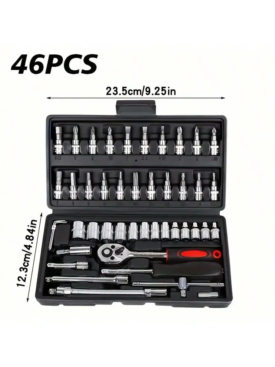 46-delige 1/4 inch ratelset me - Men Accessories Combo recensie en prijs
