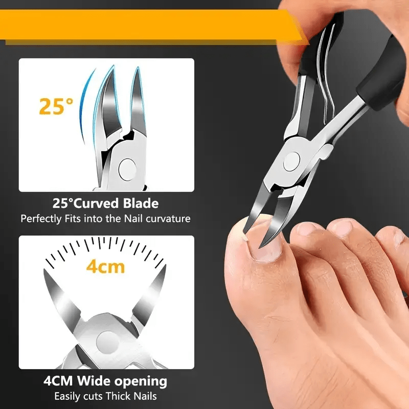 Zwarte roestvrijstalen manicur - Men Accessories Combo recensie en prijs